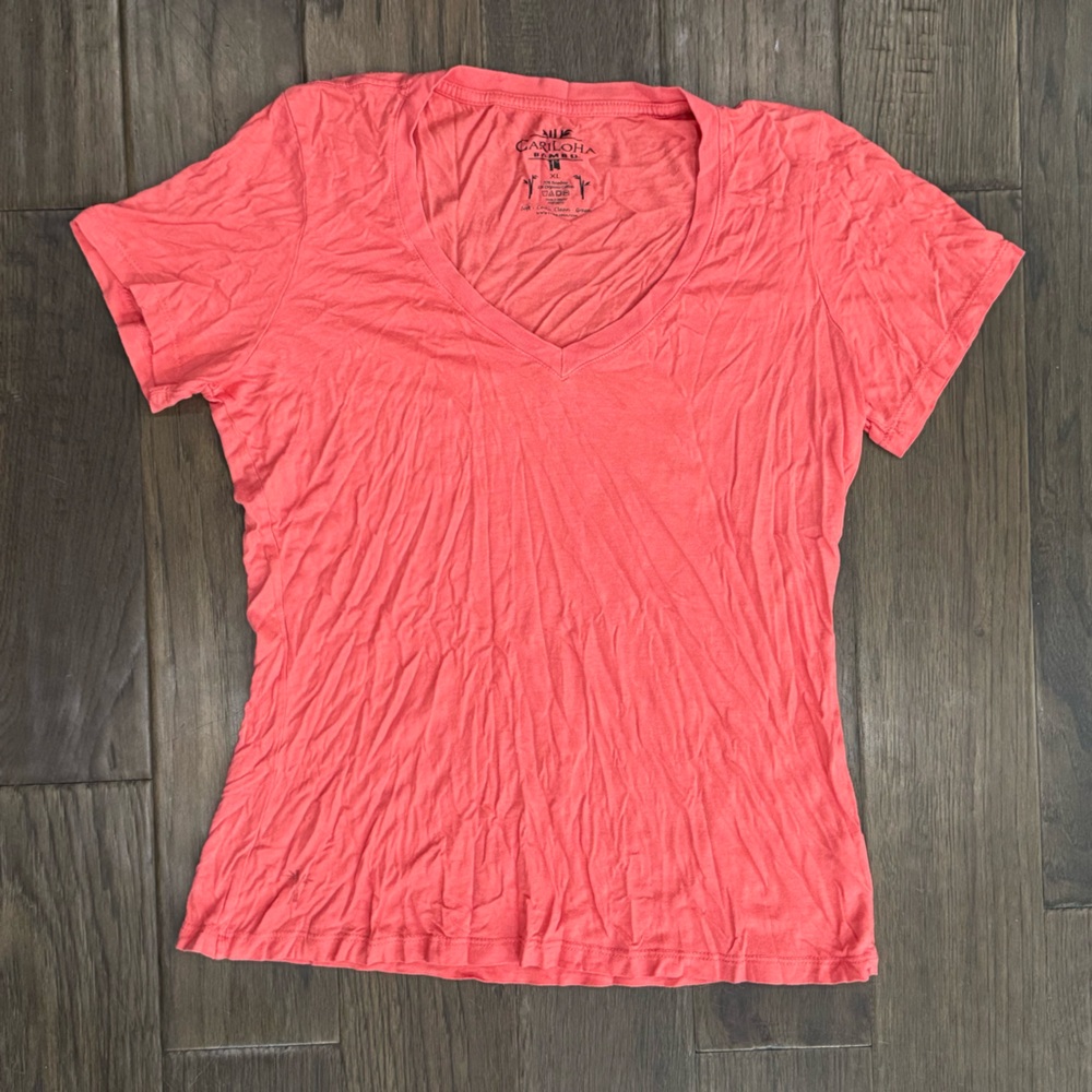 Fitted Pink Short Sleeve T-Shirt